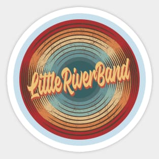 Little River Band Vintage Circle Sticker